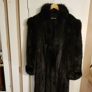 Sable mink coat